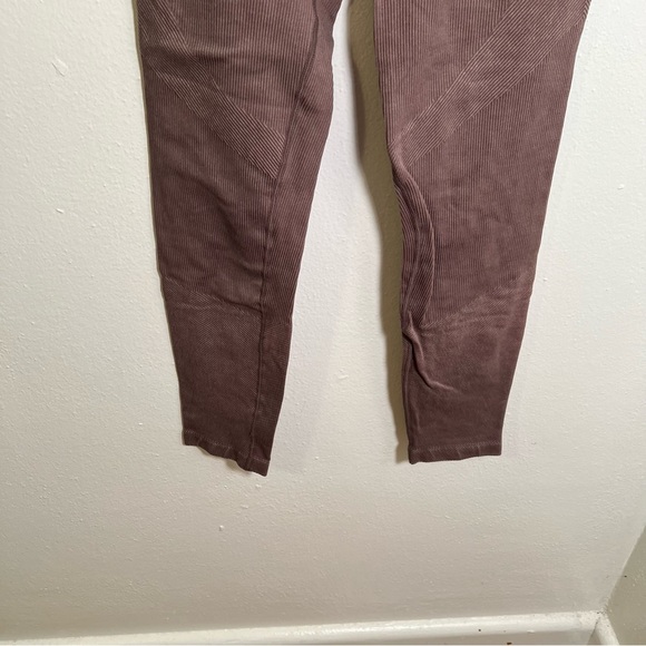 JoyLab High-Rise Ribbed Seamless Leggings Brown Tan - Picture 6 of 10